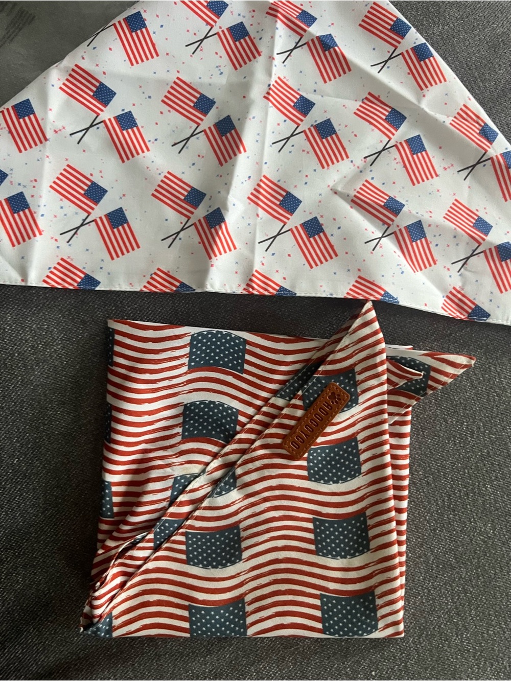 Patriotic American Flag Bandana Scarf - Red, White & Blue